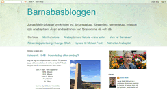 Desktop Screenshot of barnabasbloggen.blogspot.com