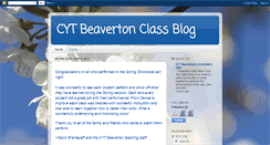 Desktop Screenshot of cytbeavertonclasses.blogspot.com
