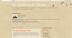 Desktop Screenshot of cuadernodepedro.blogspot.com