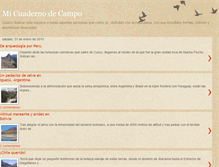 Tablet Screenshot of cuadernodepedro.blogspot.com