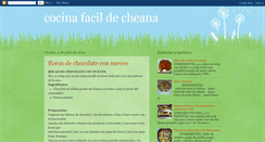 Desktop Screenshot of cocinafacildecheana.blogspot.com