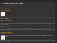Tablet Screenshot of caffetteriasancolombano.blogspot.com