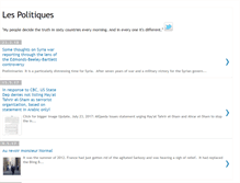 Tablet Screenshot of lespolitiques.blogspot.com