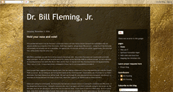 Desktop Screenshot of drbillfleming.blogspot.com