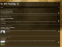 Tablet Screenshot of drbillfleming.blogspot.com