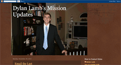 Desktop Screenshot of dylanlambmissionupdates.blogspot.com