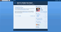 Desktop Screenshot of boysfromthepast.blogspot.com