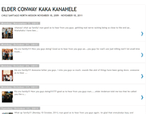 Tablet Screenshot of elderconwaykanahele.blogspot.com