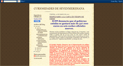 Desktop Screenshot of curiosidadesdesevenmeridiana.blogspot.com