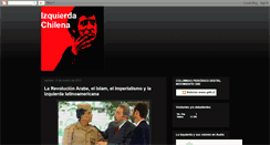 Desktop Screenshot of izquierdachilena.blogspot.com
