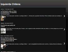Tablet Screenshot of izquierdachilena.blogspot.com