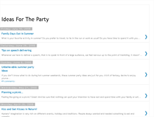 Tablet Screenshot of ideasfortheparty.blogspot.com