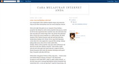 Desktop Screenshot of cara-melajukan-internet.blogspot.com