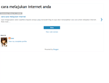 Tablet Screenshot of cara-melajukan-internet.blogspot.com