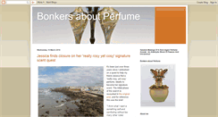 Desktop Screenshot of bonkersaboutperfume.blogspot.com