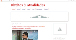 Desktop Screenshot of direitoseatualidades.blogspot.com