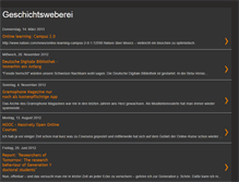 Tablet Screenshot of geschichtsweberei.blogspot.com