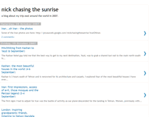 Tablet Screenshot of nickchasingthesunrise.blogspot.com