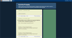 Desktop Screenshot of kuchnia-przepisy.blogspot.com