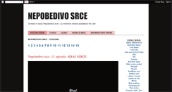 Desktop Screenshot of nepobedivosrceserija.blogspot.com