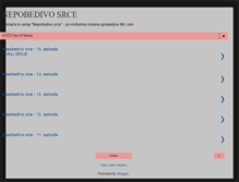 Tablet Screenshot of nepobedivosrceserija.blogspot.com