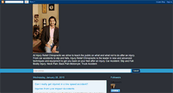 Desktop Screenshot of injuryrelief.blogspot.com