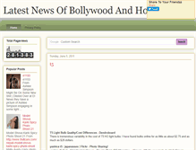 Tablet Screenshot of newsofbollywoood.blogspot.com