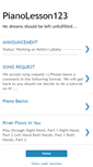 Mobile Screenshot of pianolesson123.blogspot.com