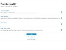 Tablet Screenshot of pianolesson123.blogspot.com