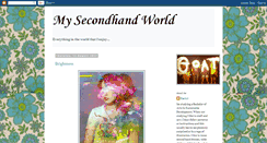 Desktop Screenshot of mysecondhandworld.blogspot.com