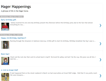 Tablet Screenshot of hagerhappenings.blogspot.com