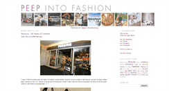 Desktop Screenshot of peepintofashion.blogspot.com