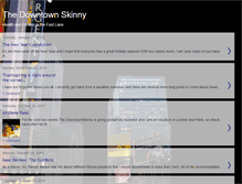 Tablet Screenshot of downtownskinny.blogspot.com
