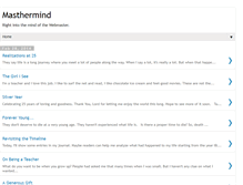 Tablet Screenshot of masthermind.blogspot.com