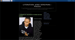 Desktop Screenshot of literaturafrosergipana.blogspot.com