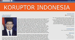 Desktop Screenshot of koruptorindonesia.blogspot.com