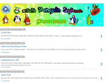 Tablet Screenshot of club-penguin-splash.blogspot.com