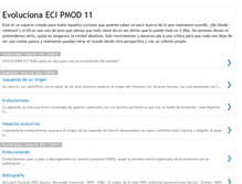 Tablet Screenshot of evolucionaeci.blogspot.com