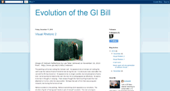 Desktop Screenshot of evolutionofthegibill.blogspot.com