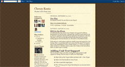 Desktop Screenshot of cheezyrants.blogspot.com