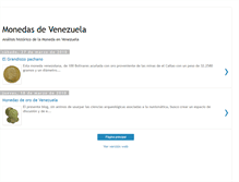 Tablet Screenshot of monedasdeorodevenezuela.blogspot.com