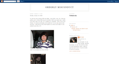 Desktop Screenshot of orderlymisconduct.blogspot.com