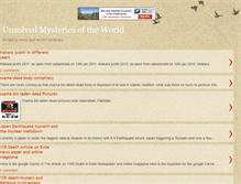 Tablet Screenshot of mysteriesunsolved.blogspot.com