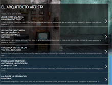 Tablet Screenshot of masterenarquitectura.blogspot.com