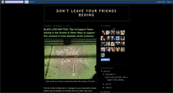 Desktop Screenshot of dontleaveyourfriendsbehind.blogspot.com