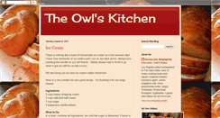 Desktop Screenshot of owlskitchen.blogspot.com