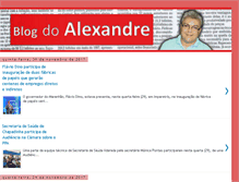 Tablet Screenshot of alexandre-pinheiro.blogspot.com