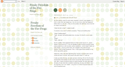 Desktop Screenshot of freaky-frogs.blogspot.com