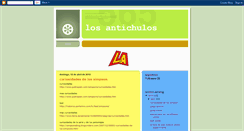 Desktop Screenshot of losantichulos.blogspot.com