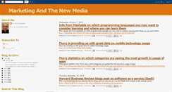 Desktop Screenshot of marketingandthenewmedia.blogspot.com
